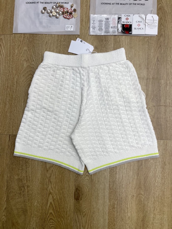 CASABLANCA Knitted Suit Polo Shorts FZTZ112
