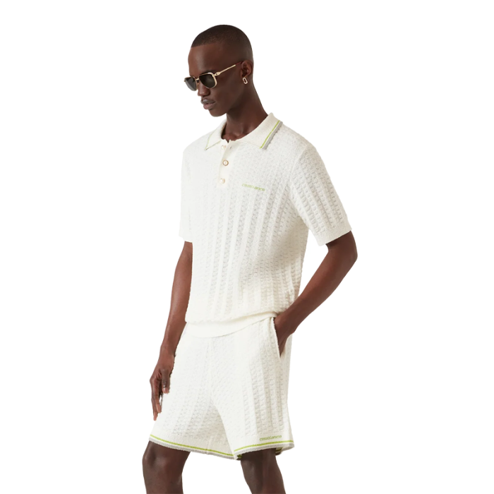 CASABLANCA Knitted Suit Polo Shorts FZTZ112