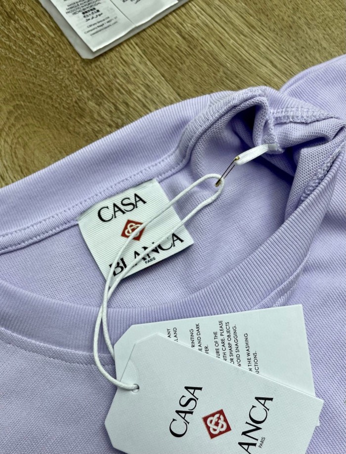 CASABLANCA LOGO PATCH T-shirts FZTX6117
