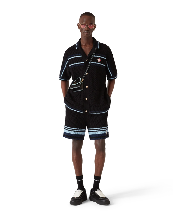 CASABLANCA Knitted Suit Shirts Shorts FZTZ092