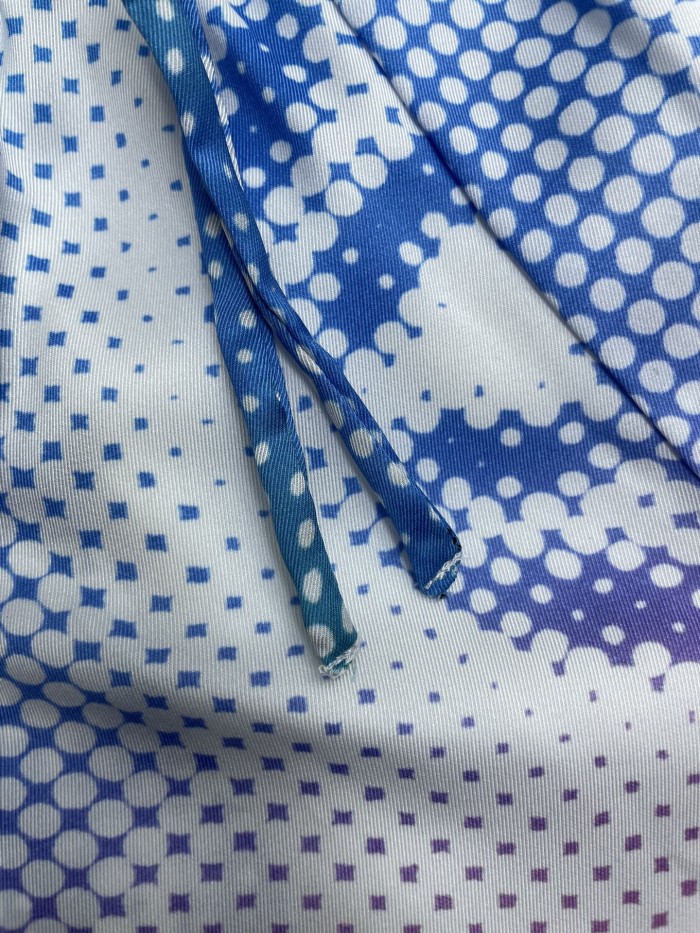 CASABLANCA HALFTONE LOGO SILK SHORTS FZKZ1886