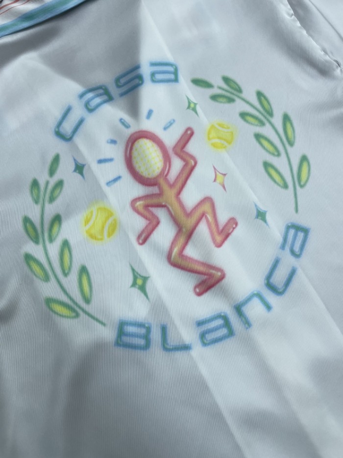 CASABLANCA SILK SHORT SLEEVE SHIRT FZCS647