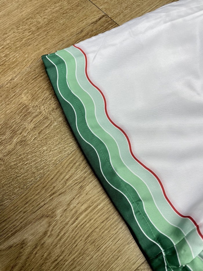 CASABLANCA MONTAGNE ONDULEE SILK SHORTS FZKZ1885