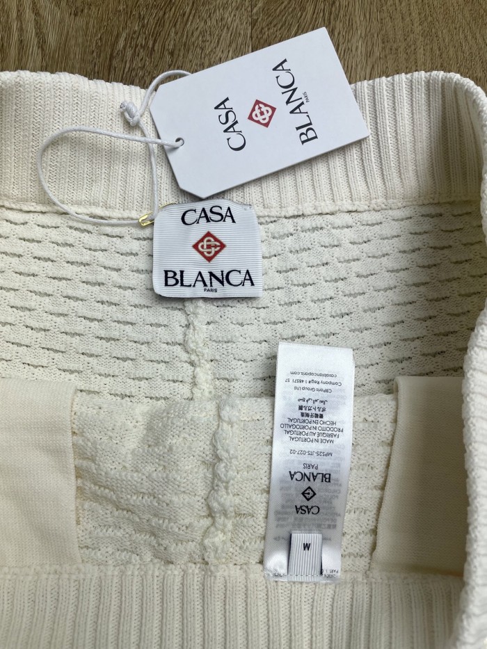 CASABLANCA Knitted Suit Shirts Shorts FZTZ115