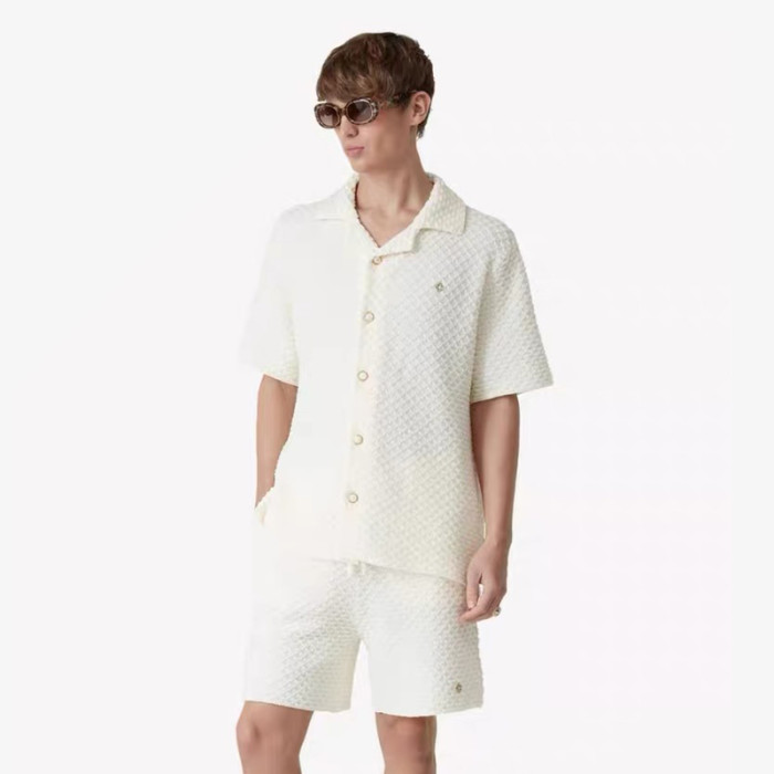 CASABLANCA Knitted Suit Shirts Shorts FZTZ115