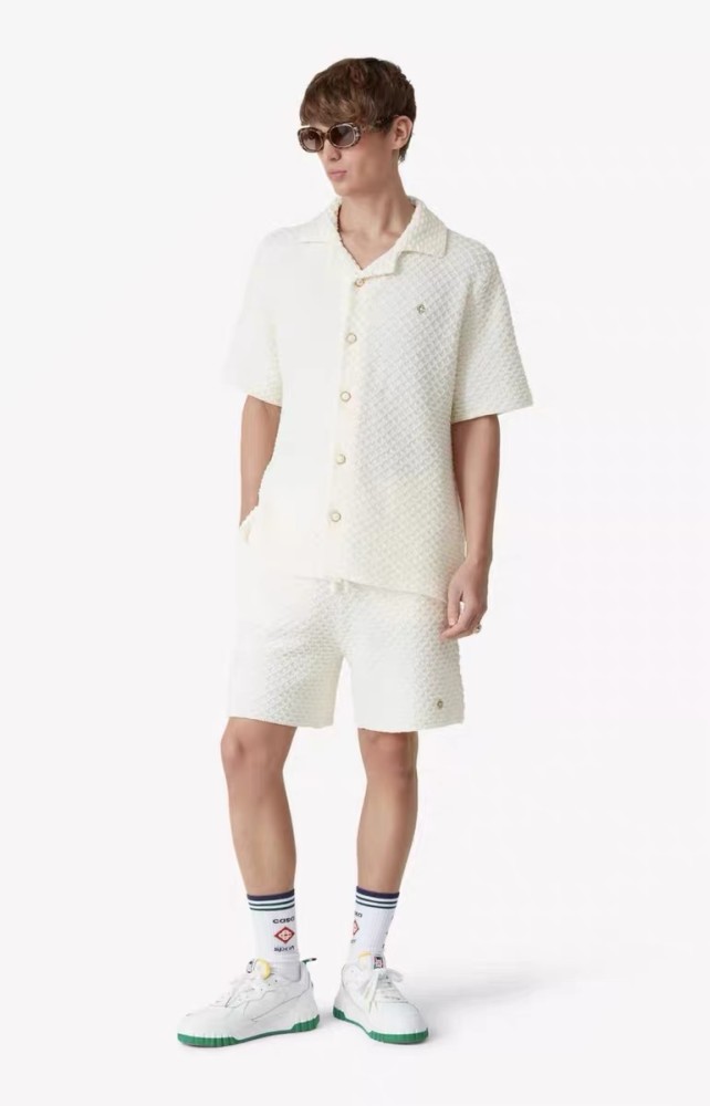 CASABLANCA Knitted Suit Shirts Shorts FZTZ115