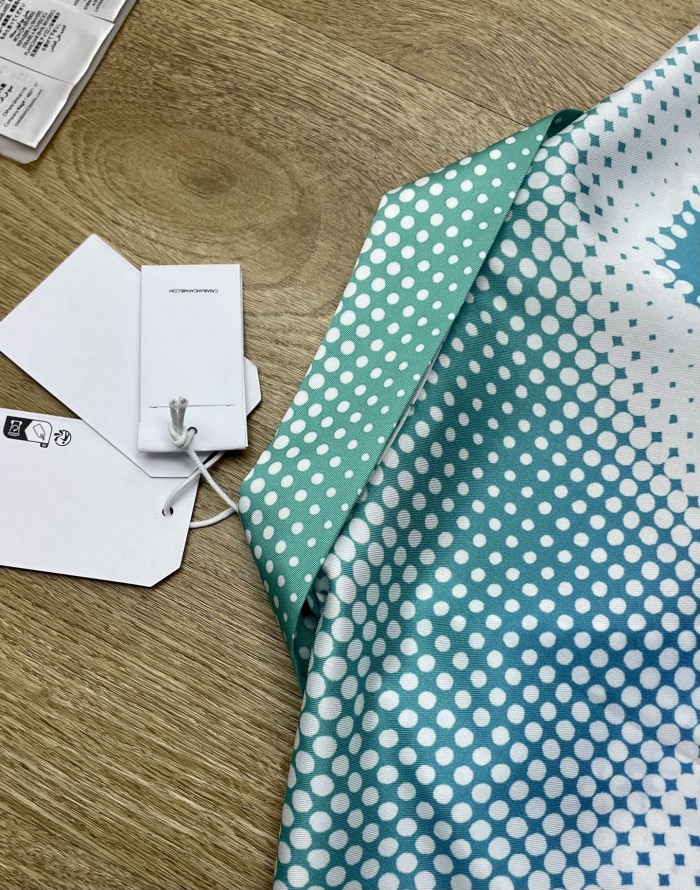 CASABLANCA HALFTONE LOGO Silk Shirts FZCS640