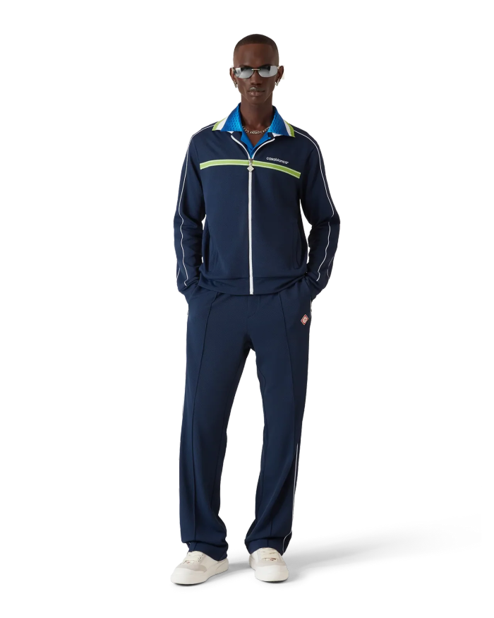 CASABLANCA PIQUE TRACK PANTS Sweatpants FZKZ1887