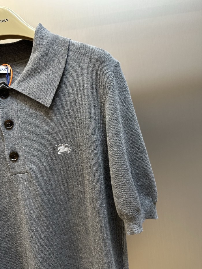 Burberry Cashmere Polo Shirt FZTX6139