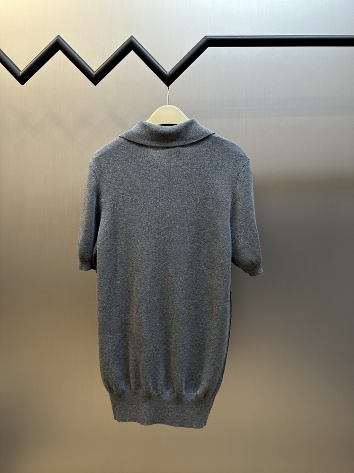 Burberry Cashmere Polo Shirt FZTX6139