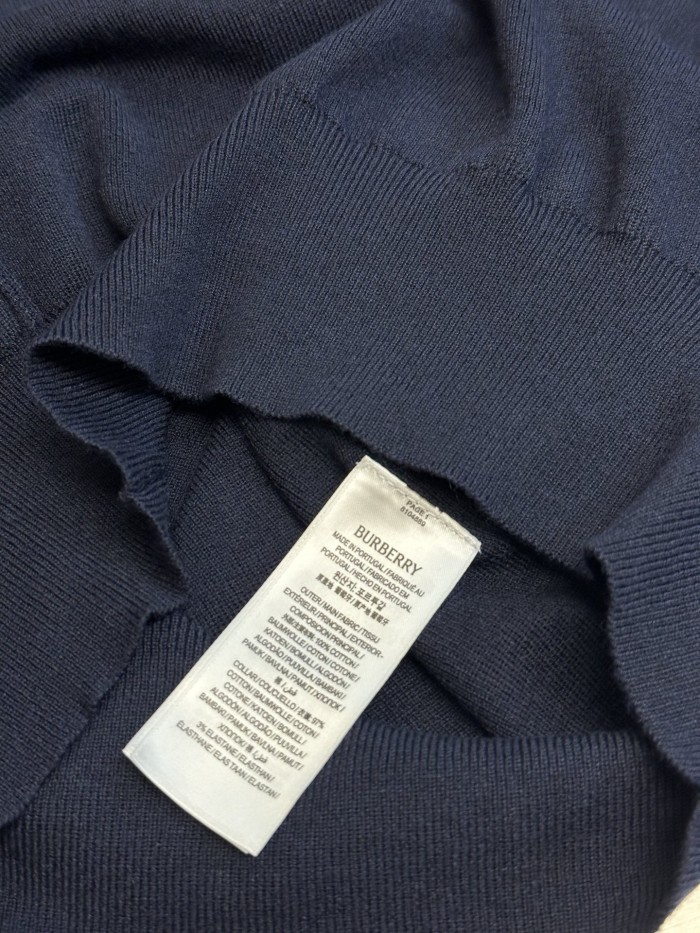 Burberry Cashmere Polo Shirt FZTX6139