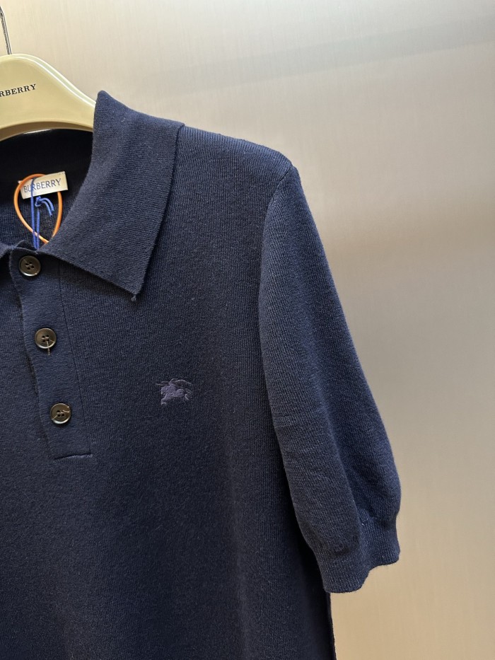 Burberry Cashmere Polo Shirt FZTX6139