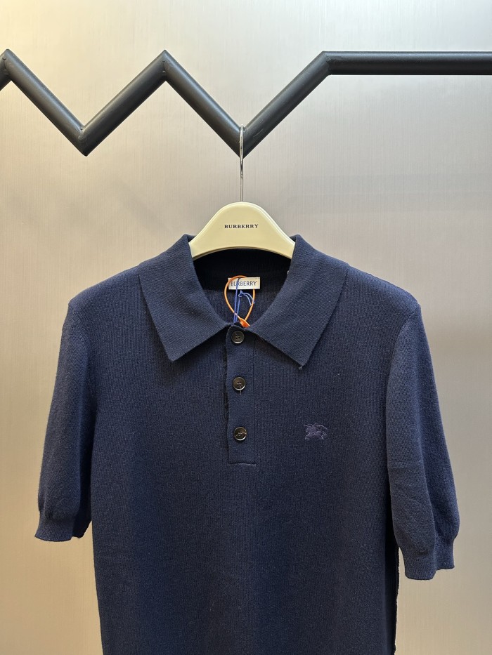 Burberry Cashmere Polo Shirt FZTX6139
