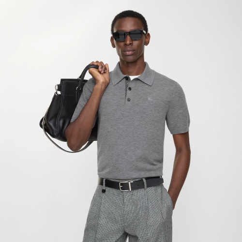 Burberry Cashmere Polo Shirt FZTX6139