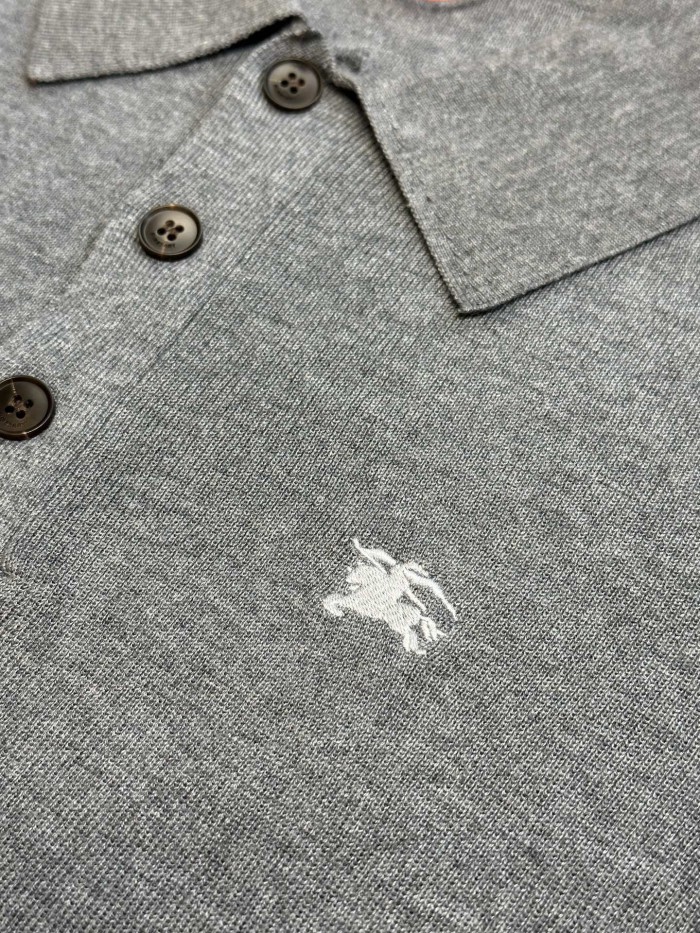 Burberry Cashmere Polo Shirt FZTX6139