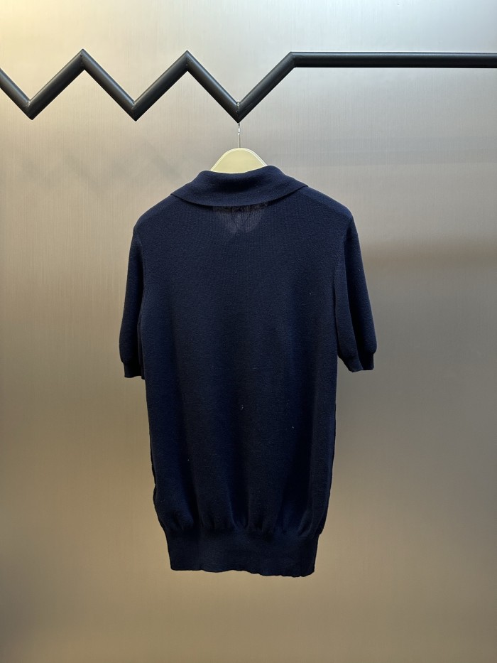 Burberry Cashmere Polo Shirt FZTX6139