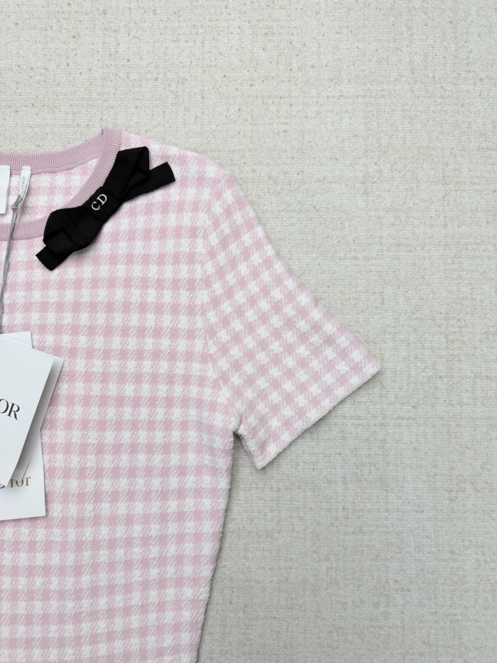 Dior Vichy Knitted Dress FZQZ042