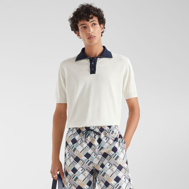Fendi Knitted Polo Tee FZTX6157
