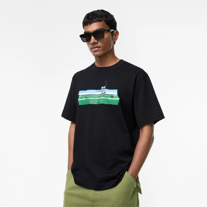 Burberry Maze Cotton T-shirt FZTX6150