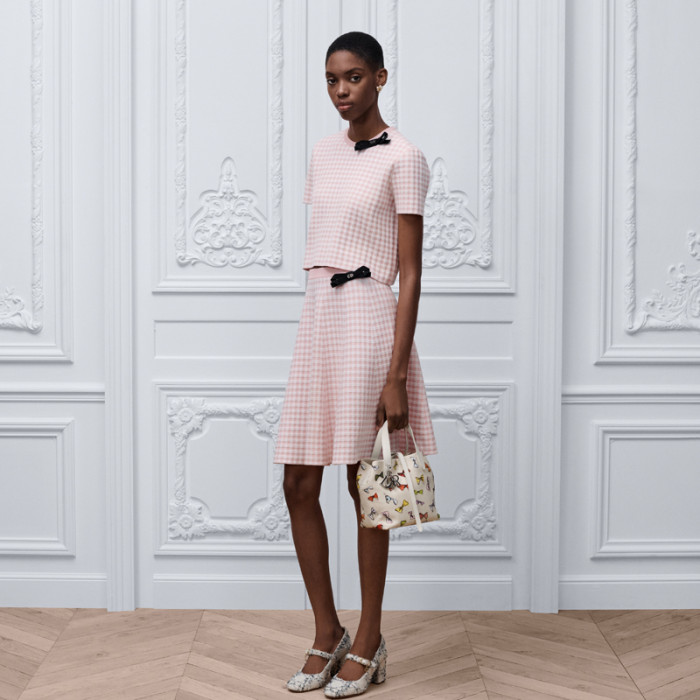 Dior Vichy Knitted Dress FZQZ042
