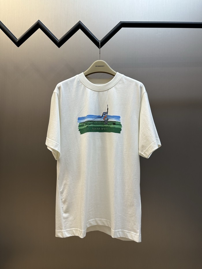 Burberry Maze Cotton T-shirt FZTX6150