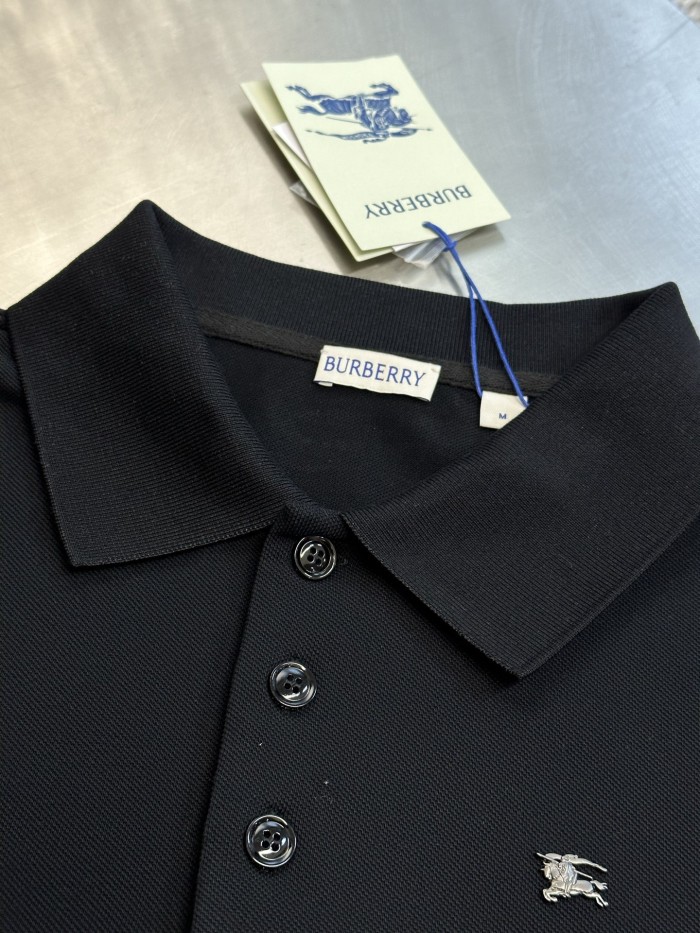 Burberry Metal Knight Cotton Polo Shirt FZTX6156