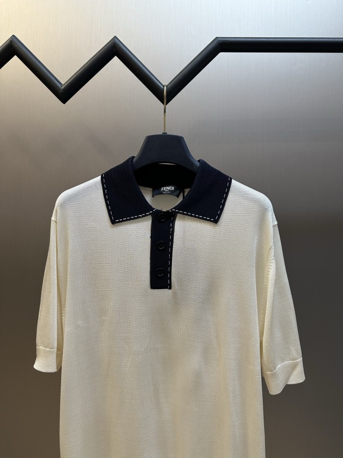 Fendi Knitted Polo Tee FZTX6157
