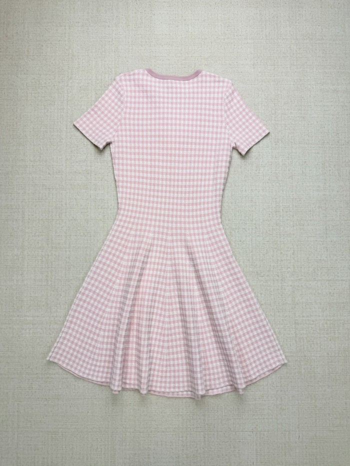 Dior Vichy Knitted Dress FZQZ042