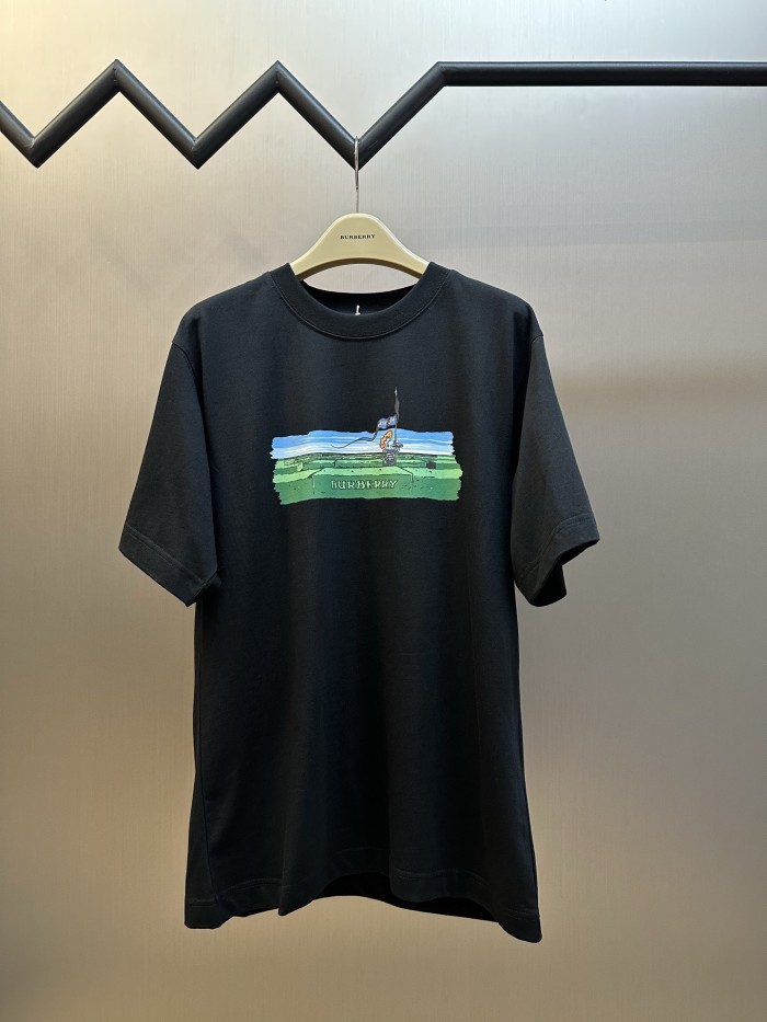 Burberry Maze Cotton T-shirt FZTX6150