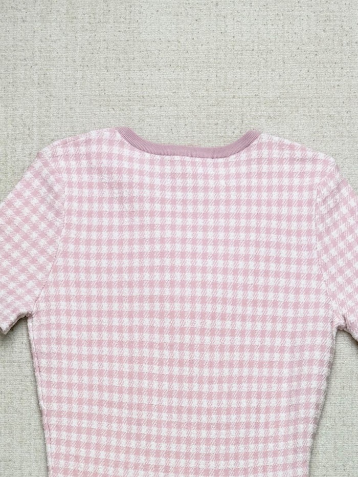 Dior Vichy Knitted Dress FZQZ042