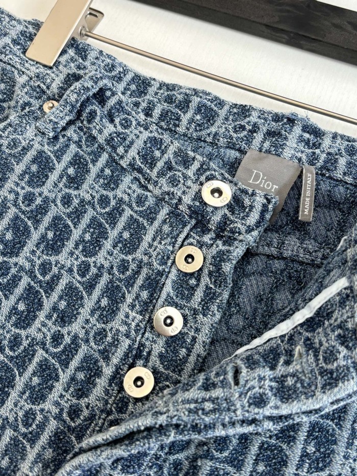 DIOR Oblique Denim shorts FZKZ1901