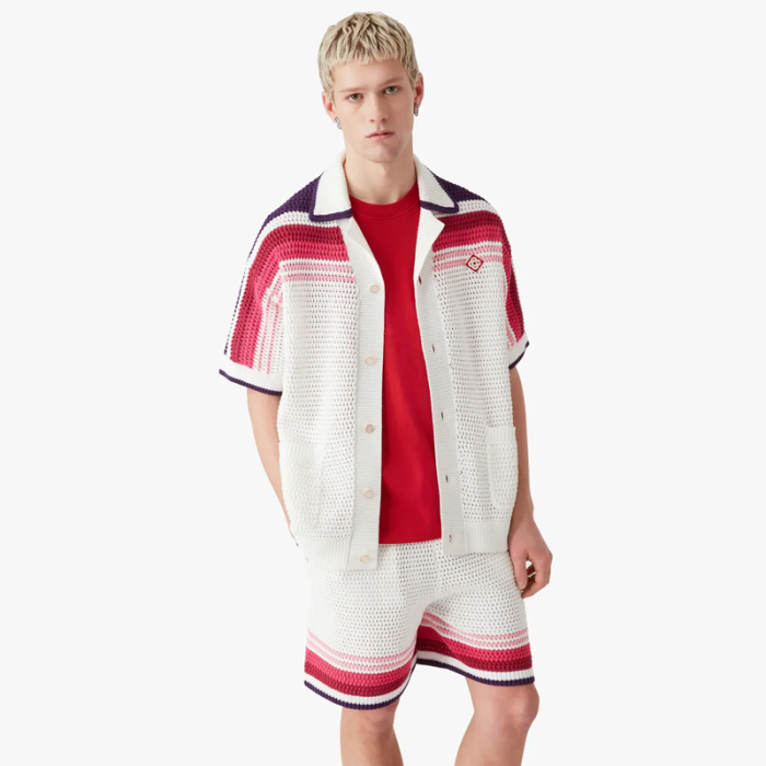 CASABLANCA Knitted Suit Shirts Shorts FZTZ118