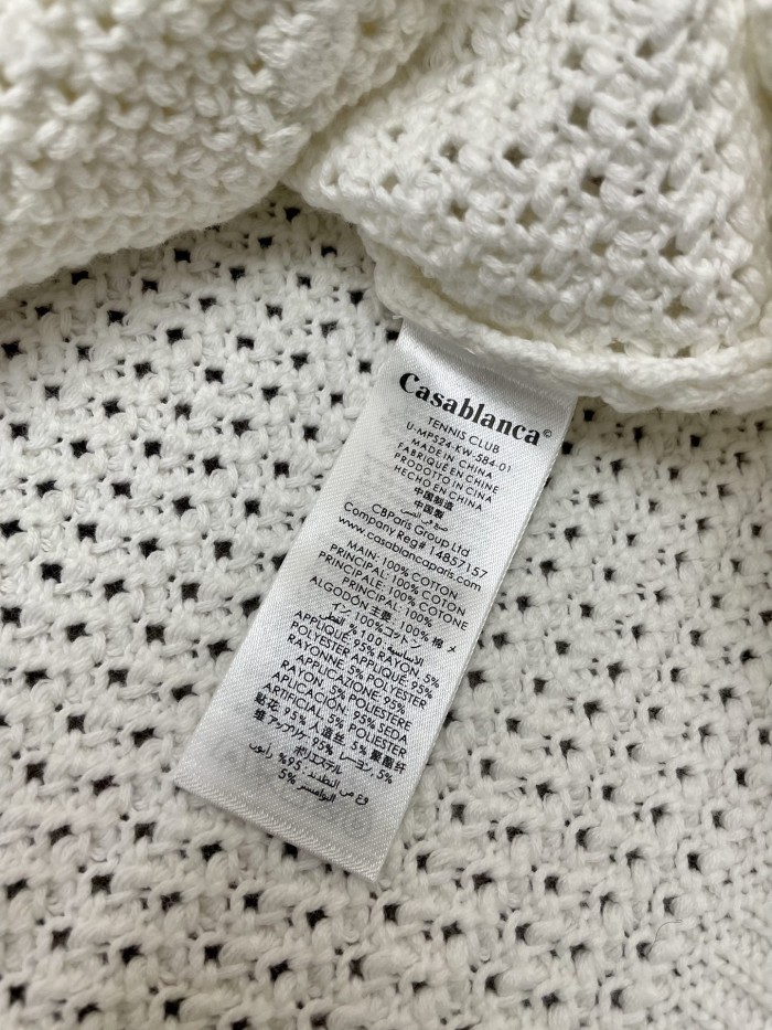 CASABLANCA Knitted Suit Shirts Shorts FZTZ070