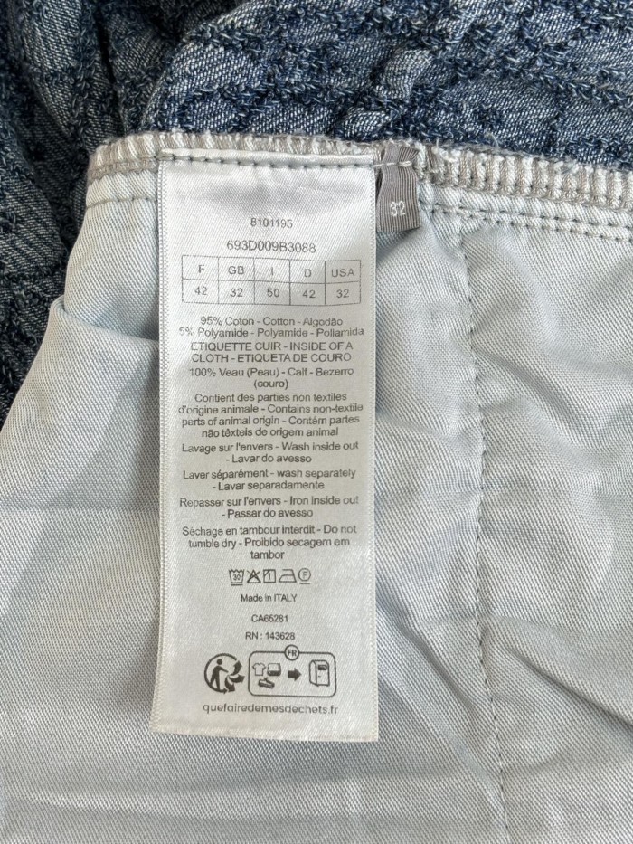DIOR Oblique Denim shorts FZKZ1901