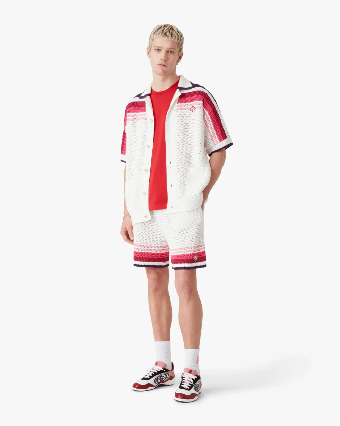 CASABLANCA Knitted Suit Shirts Shorts FZTZ118