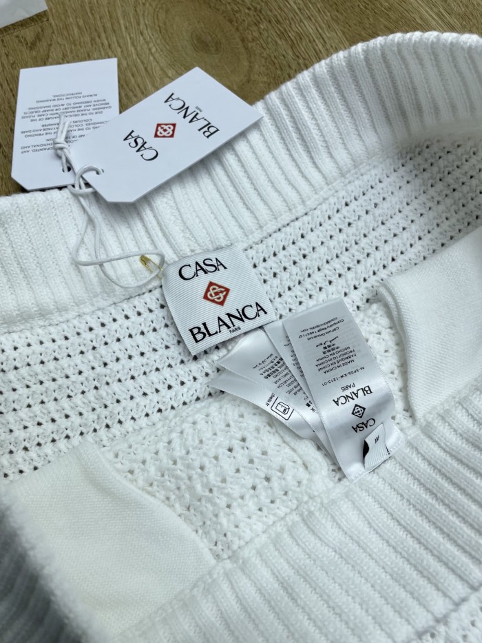CASABLANCA Knitted Suit Shirts Shorts FZTZ118