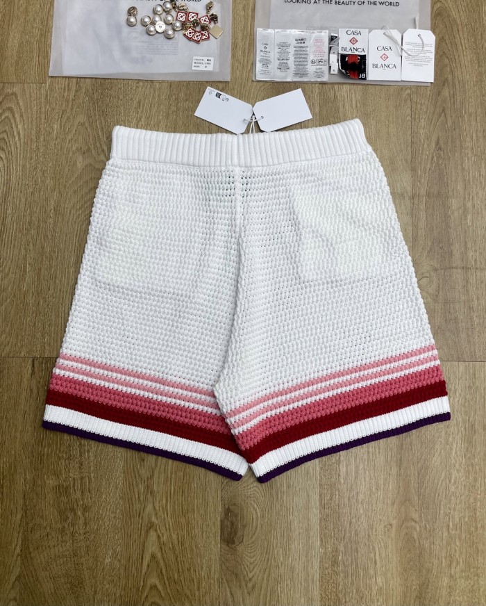 CASABLANCA Knitted Suit Shirts Shorts FZTZ118