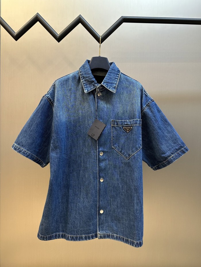Prada Denim Shirts FZCS654