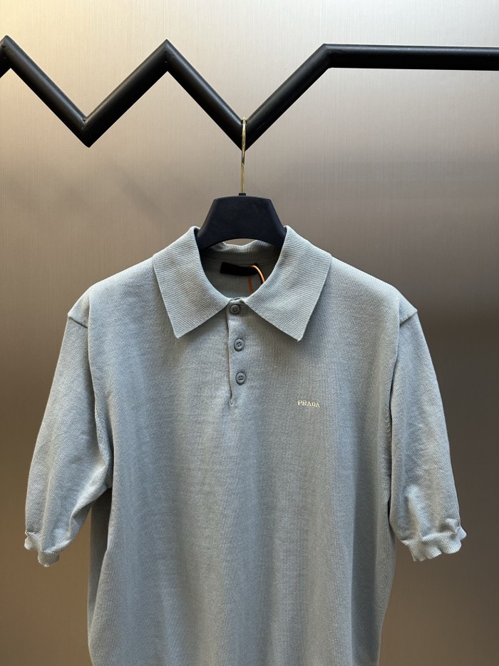 Prada Knit polo tee FZTX6168