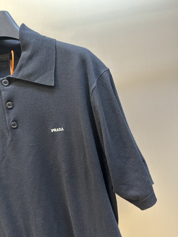 Prada Knit polo tee FZTX6168