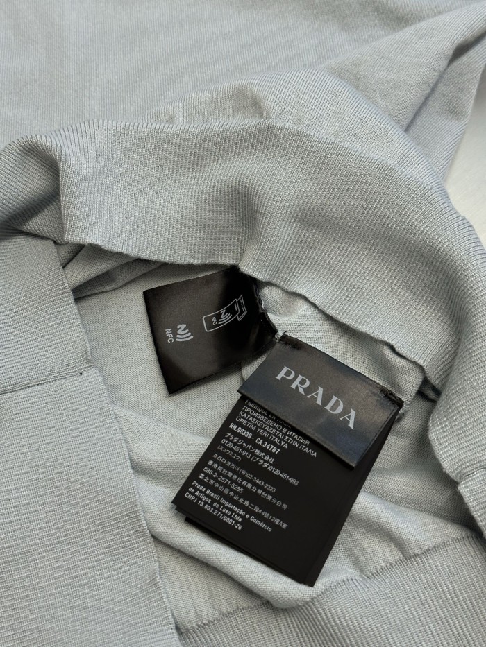 Prada Knit polo tee FZTX6168