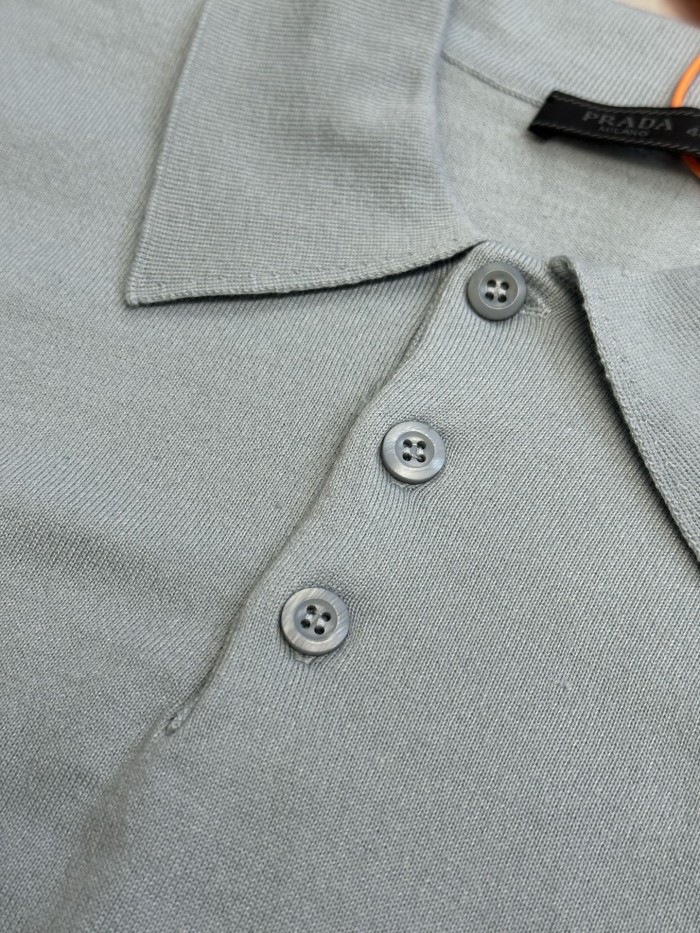 Prada Knit polo tee FZTX6168