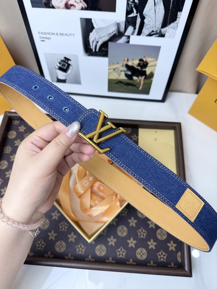 LV REVERSIBLE Denim BELT FZYD251