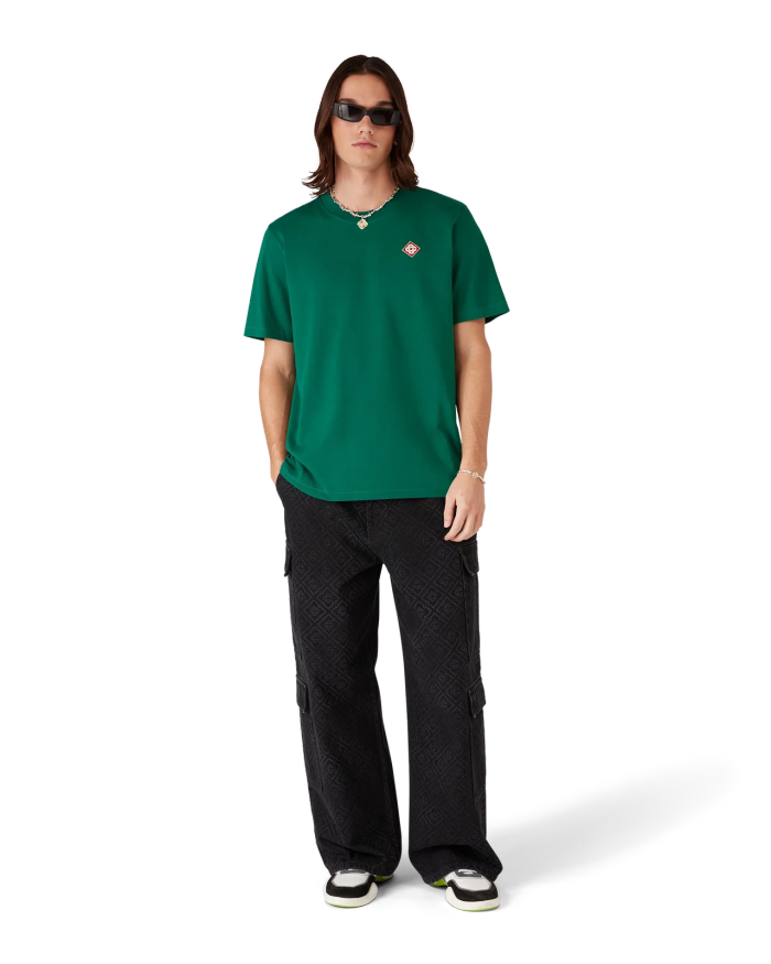 CASABLANCA EVERGREEN DIAMOND LOGO T-shirts FZTX6198