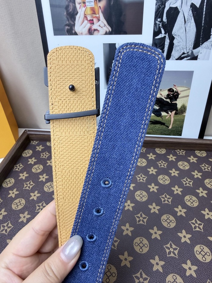 LV REVERSIBLE Denim BELT FZYD251