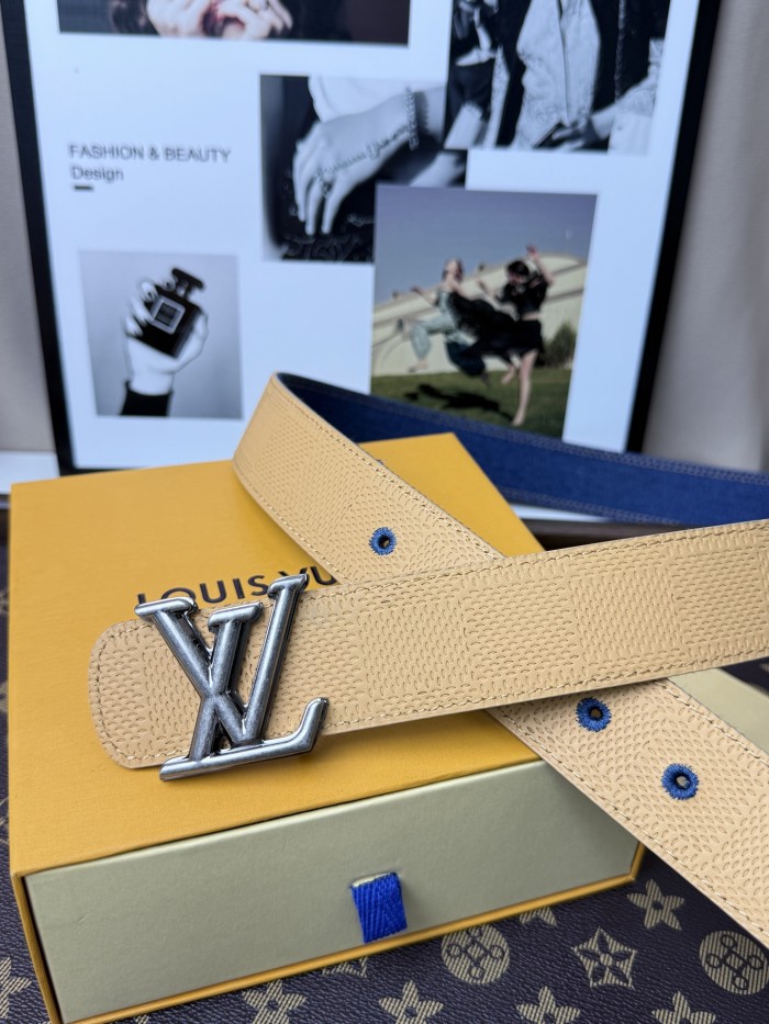 LV REVERSIBLE Denim BELT FZYD251