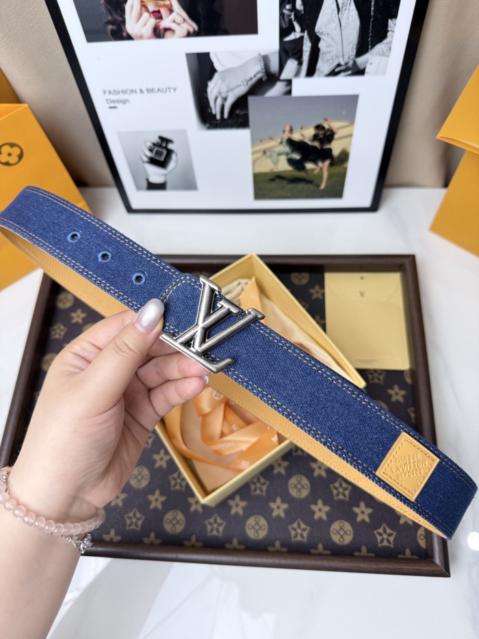 LV REVERSIBLE Denim BELT FZYD251