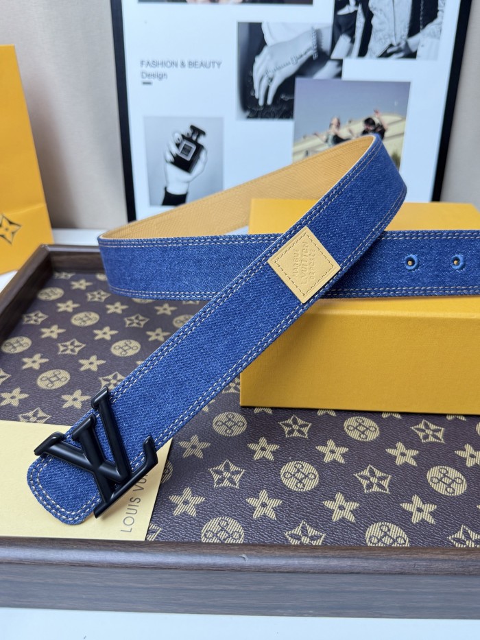 LV REVERSIBLE Denim BELT FZYD251