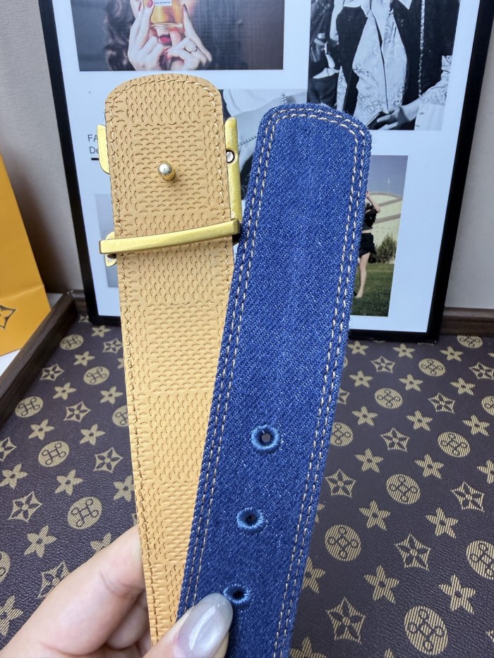 LV REVERSIBLE Denim BELT FZYD251