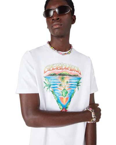 CASABLANCA INNOCENCE TRIANGLE T-shirts FZTX6200